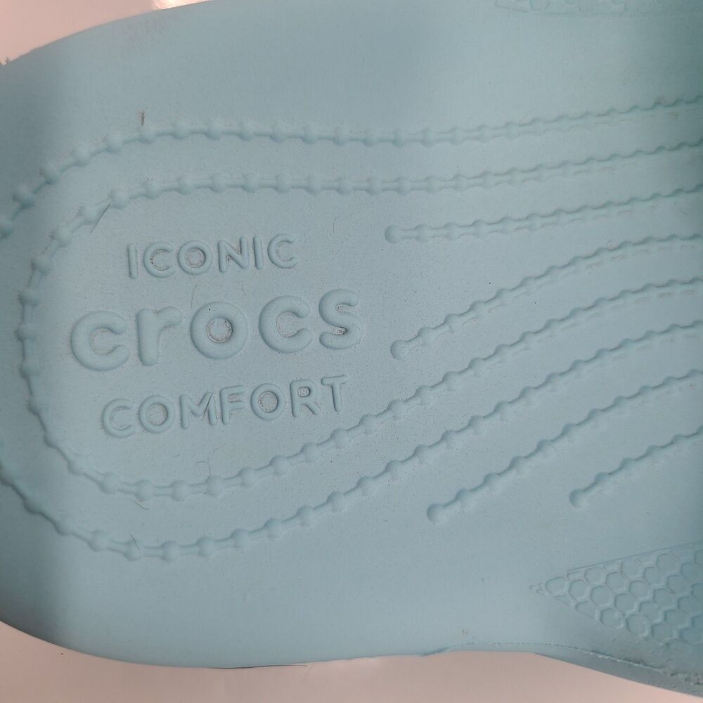 Crocs Classic Slide On Artic Blue Unisex Sandals Men’s Size 6/Womens Size 8 - Picture 5 of 7
